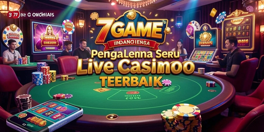 Gambaran gameplay Live Casino yang mendebarkan di 7GAME.