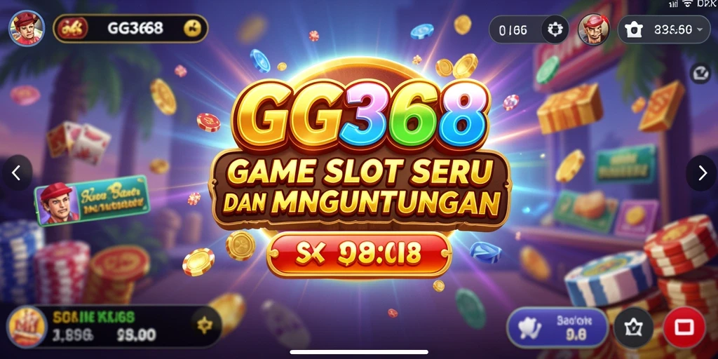 Tampilan gameplay GG368 yang menarik dengan mesin Slot yang beragam.