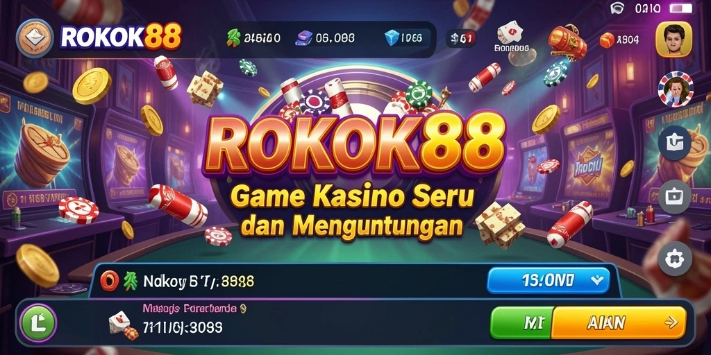 Gameplay menarik dari ROKOK88 dengan berbagai pilihan Kasino.