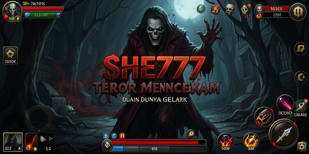 Tangkapan layar gameplay menunjukkan momen mencekam di dalam dunia Horror.