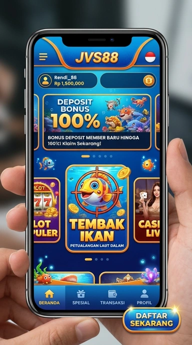 Tampilan antarmuka jvs88 yang intuitif dan mudah dinavigasi.